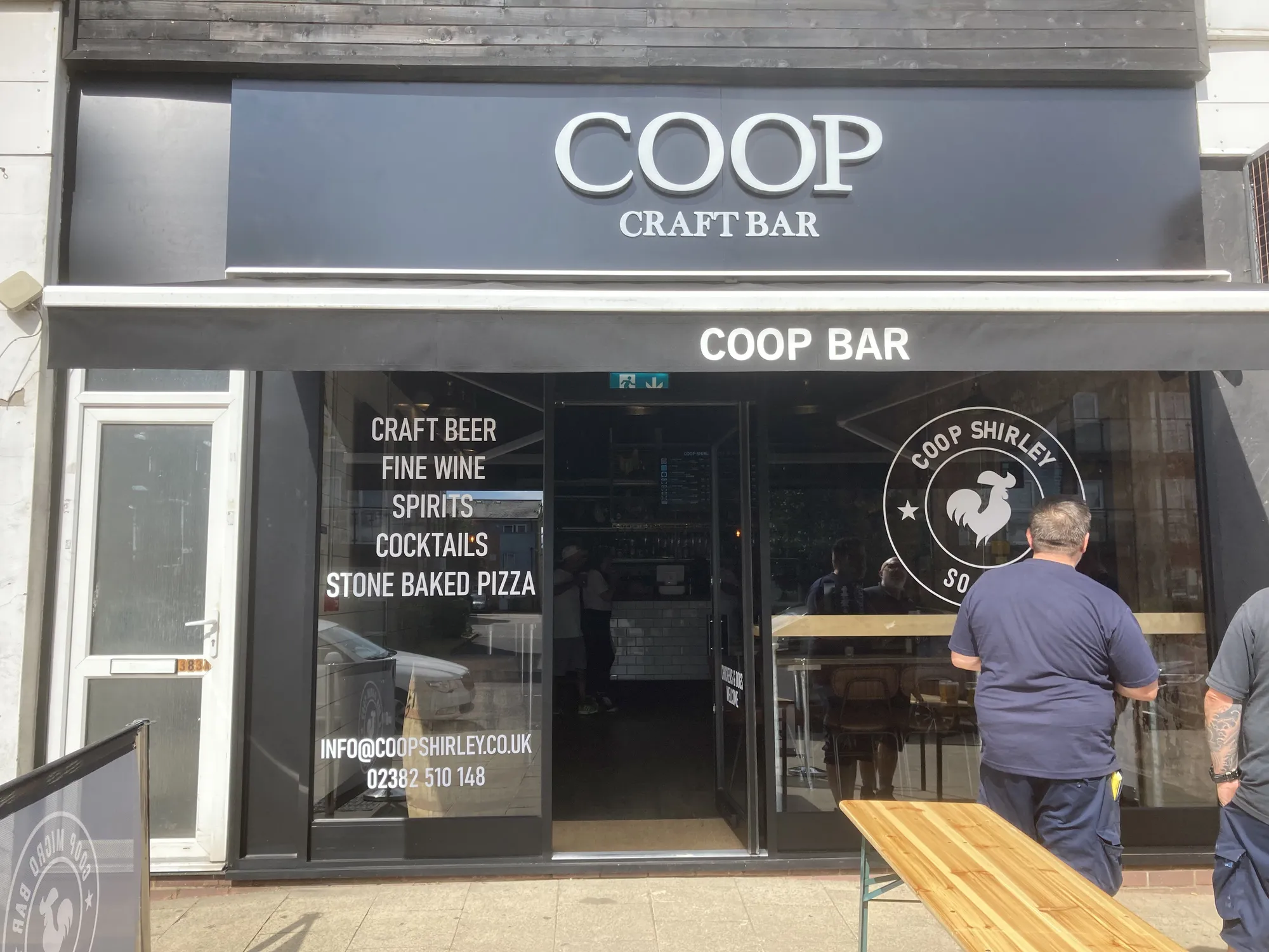 Front of COOP Shirley craft bar in Southampton